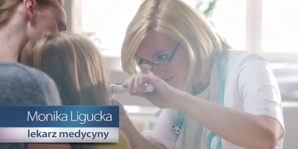Stetoskop pediatryczny SPIRIT CK-F606PF po raz kolejny bierze udział w reklamie TV