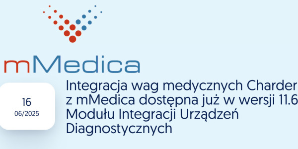 Gotowa integracja legalizowanych wag Charder z oprogramowaniem z programem mMedica firmy Asseco